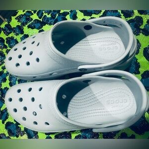 CROCS light blue Water Shoes with Perforated Design